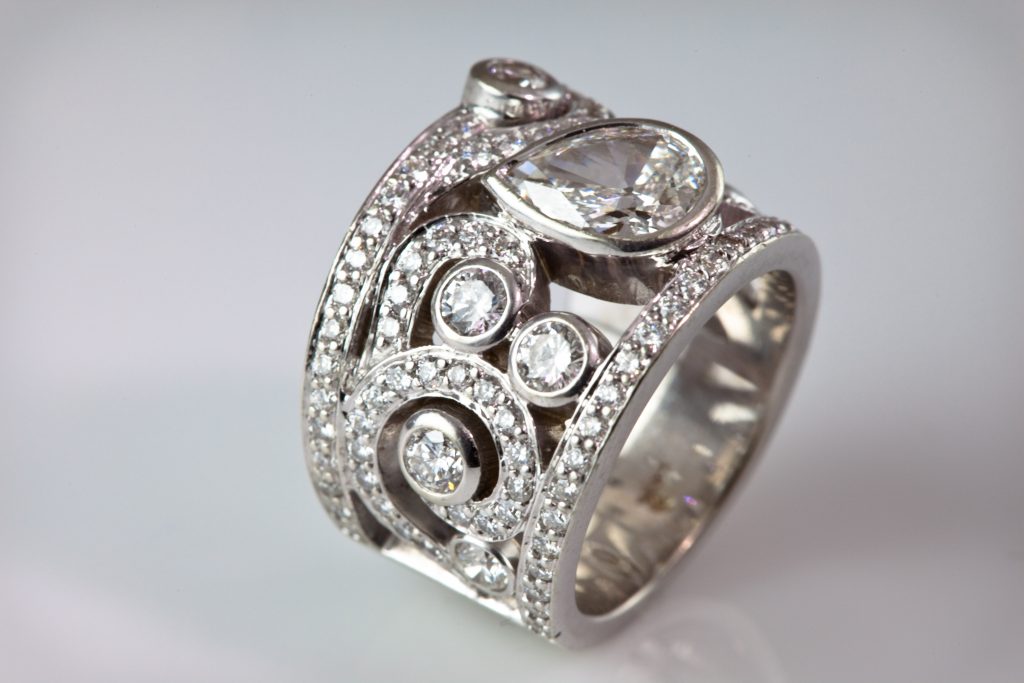 custom diamond ring from old diamonds